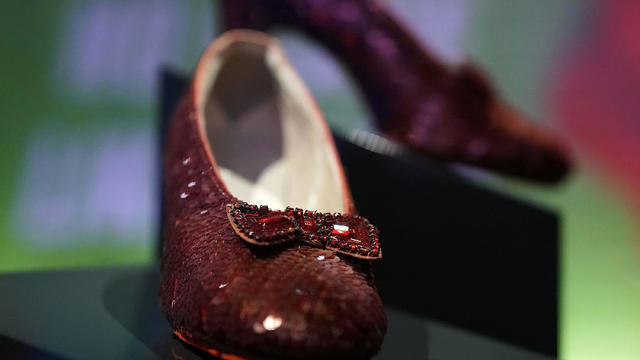 The Famous Ruby Slippers From The Wizard Of Oz Go On Display At The Smithsonian Institute 
