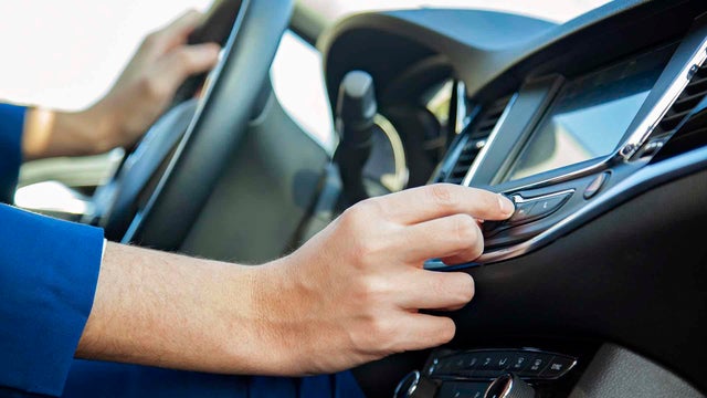 Control volume in the car. 