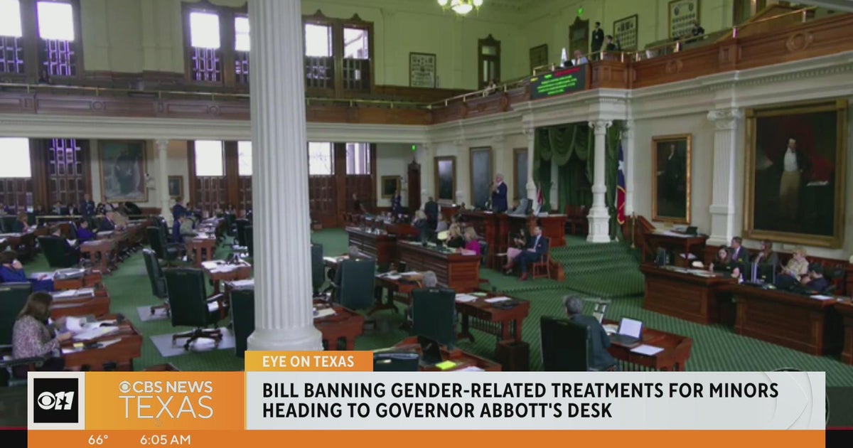Texas Legislature passes ban on genderaffirming care for minors CBS