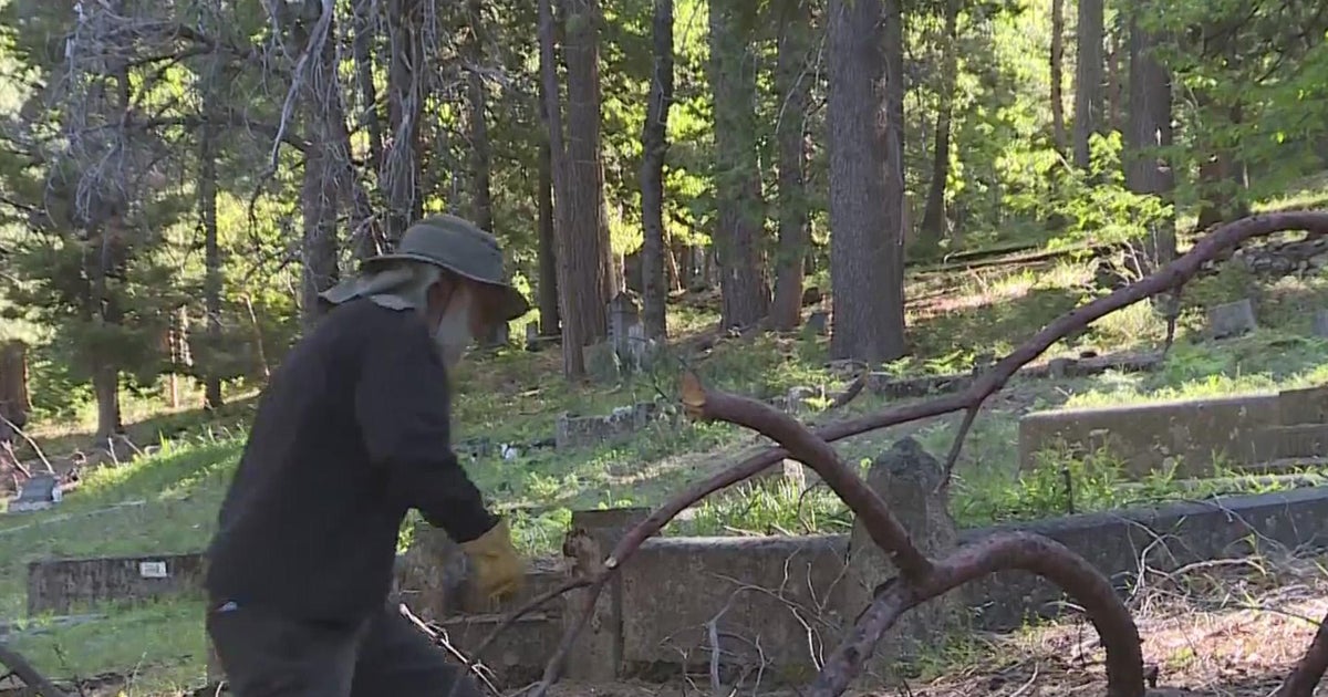 Volunteers, Cal Fire help clean up historic cemetery in Dutch Flat