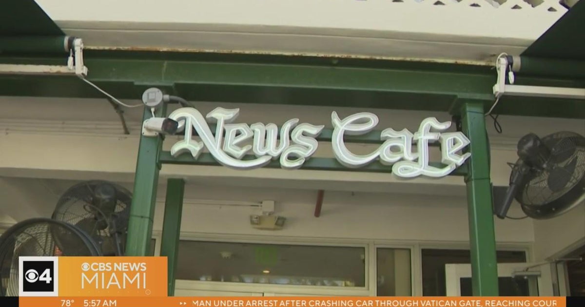 Taste Of The Town The newly reopened News Cafe CBS Miami