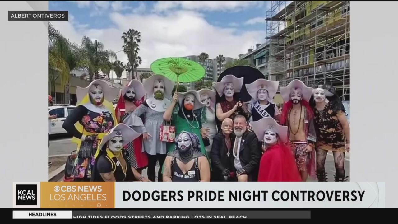 LA Pride pulls out of Dodgers Pride Night amid controversy with Sisters of  Perpetual Indulgence - CBS Los Angeles