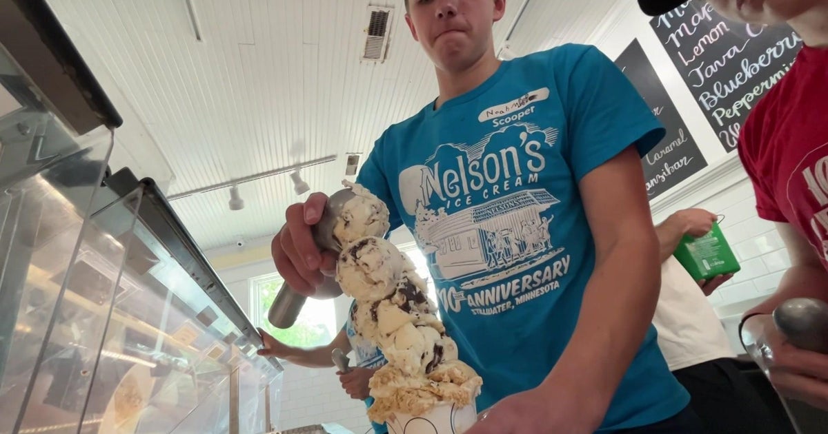 Nelson's Ice Cream in Stillwater celebrates 100 years in business - CBS ...