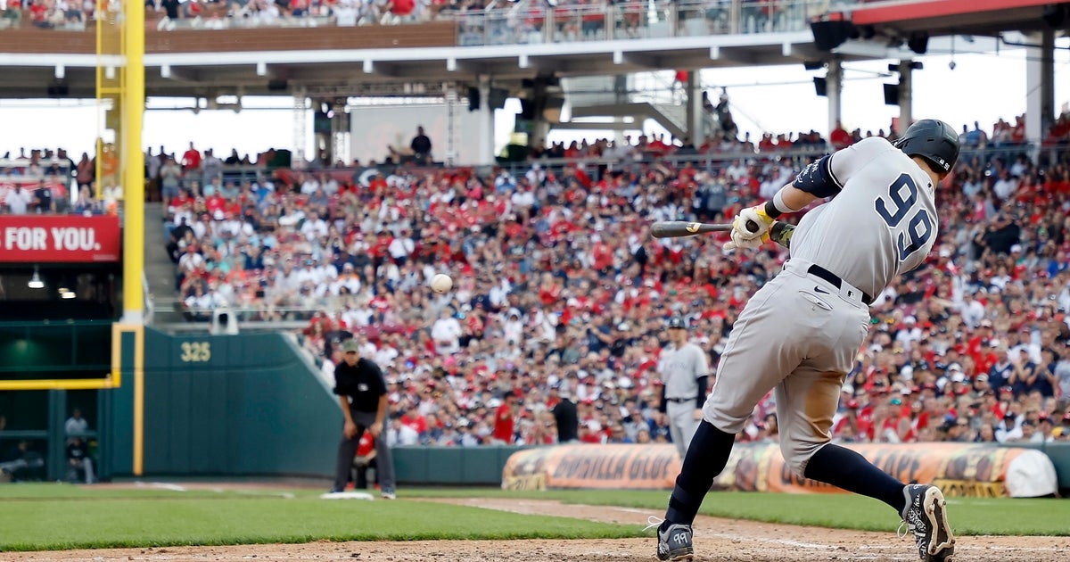 Judge's 4th hit puts Yanks ahead in win over Reds after Hicks cut - CBS