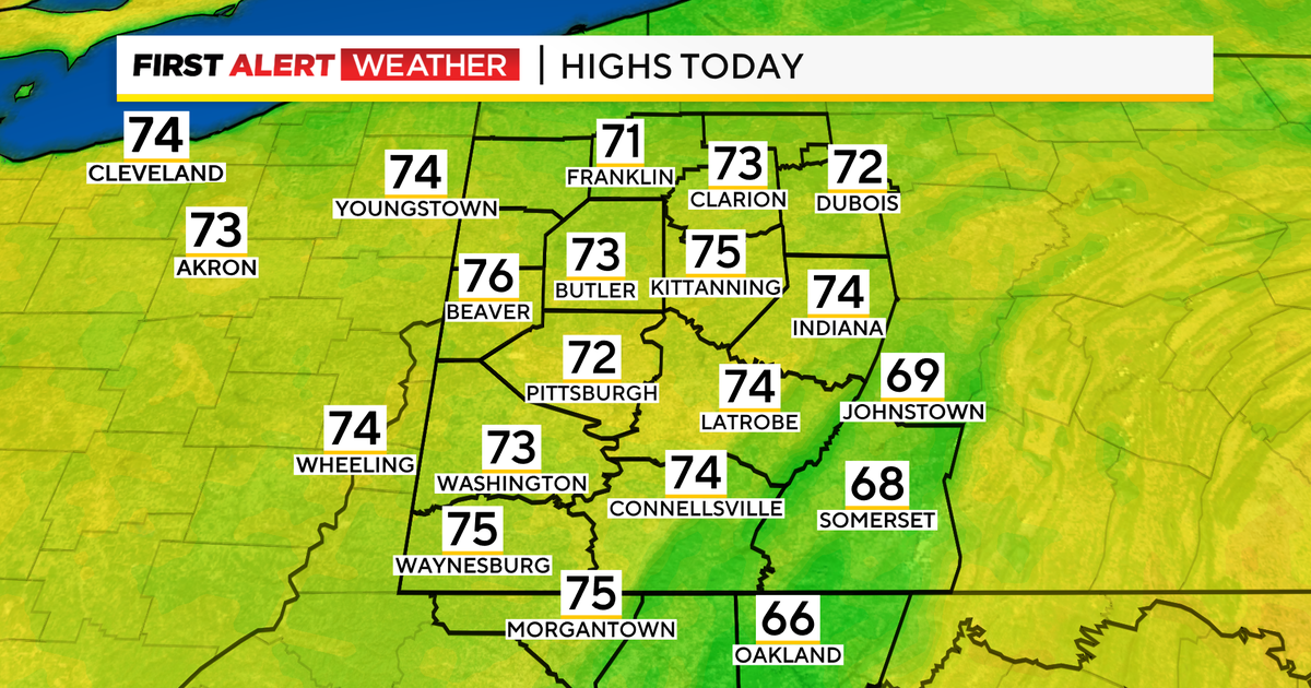 Pittsburgh Weather Pleasant weather returns CBS Pittsburgh