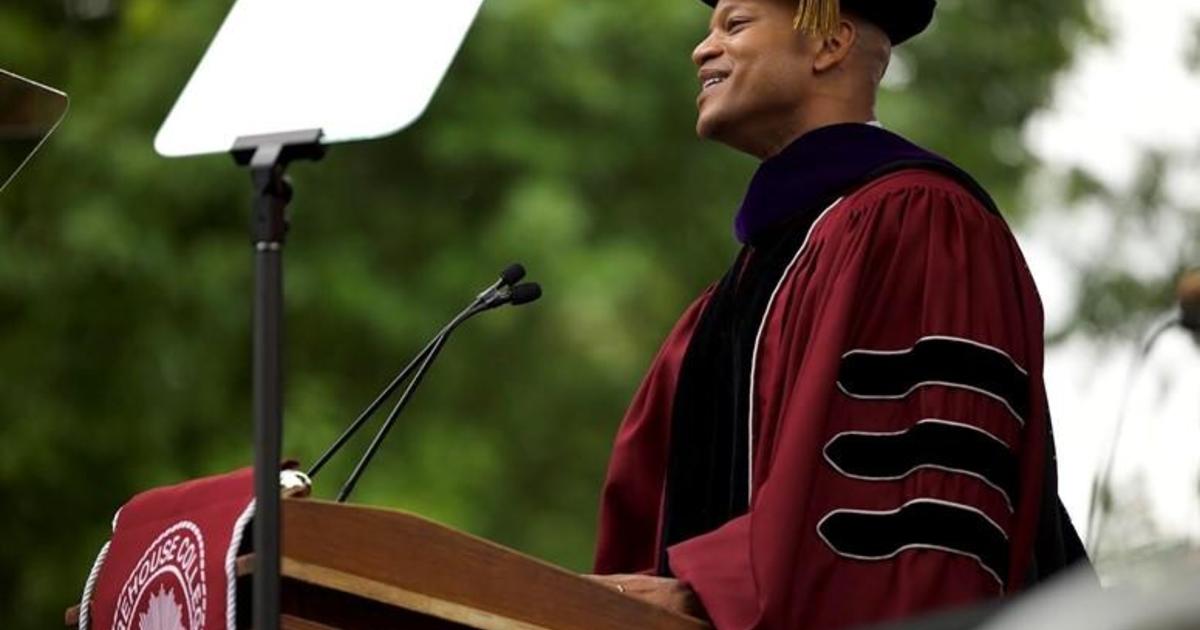 Maryland Gov. Wes Moore delivers keynote commencement speech at historic Morehouse College