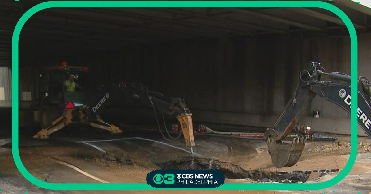 Aqua PA crews working to fix water main break CBS Philadelphia