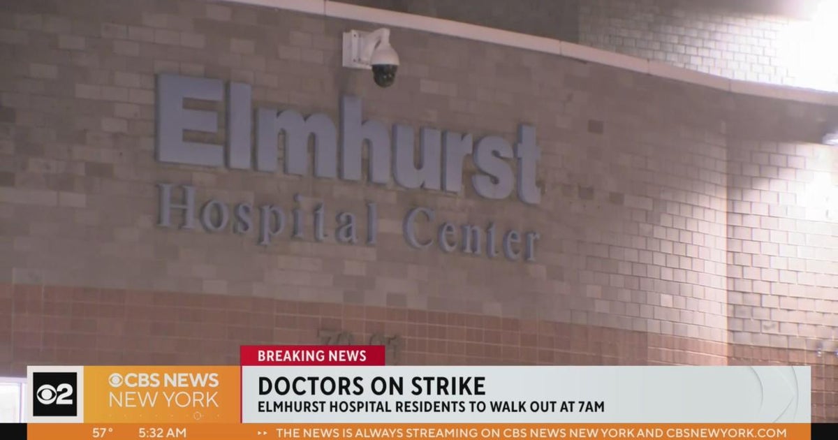 Doctors set to strike at Elmhurst Hospital CBS New York