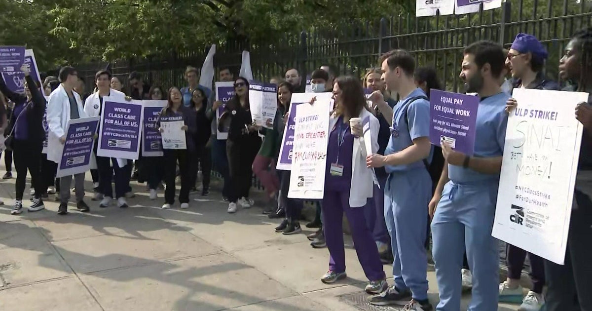 Elmhurst Hospital doctors on strike over claims of unequal pay with