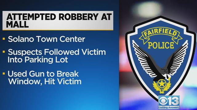 1 injured and 4 arrested in a mall robbery in Fairfield 