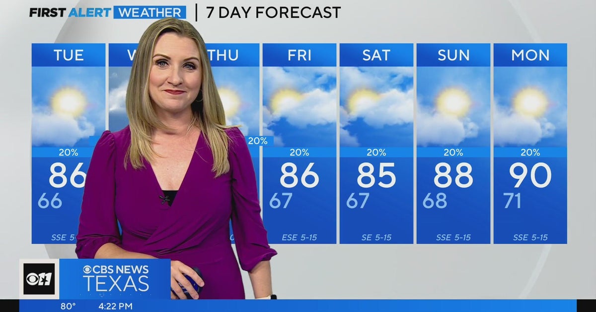 Strong storms move into North Texas Tuesday night - CBS Texas