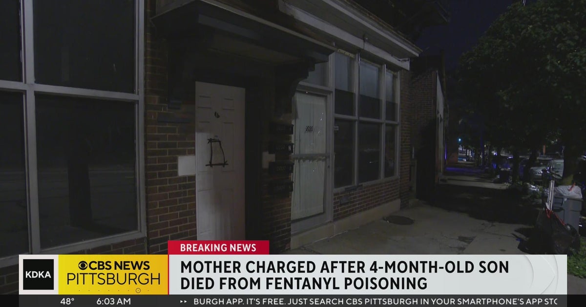 Mother charged after 4-month-old son died from fentanyl poisoning - CBS ...