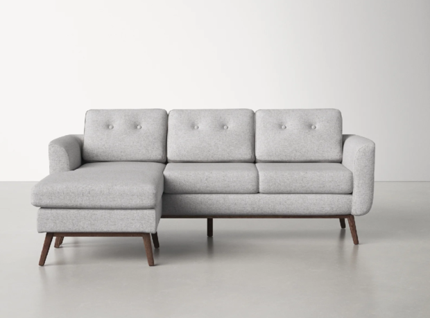 allmodern concord 2-piece upholstered sectional 