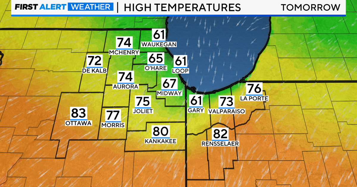 Chicago First Alert Weather: Cooler air arrives Wednesday - CBS Chicago