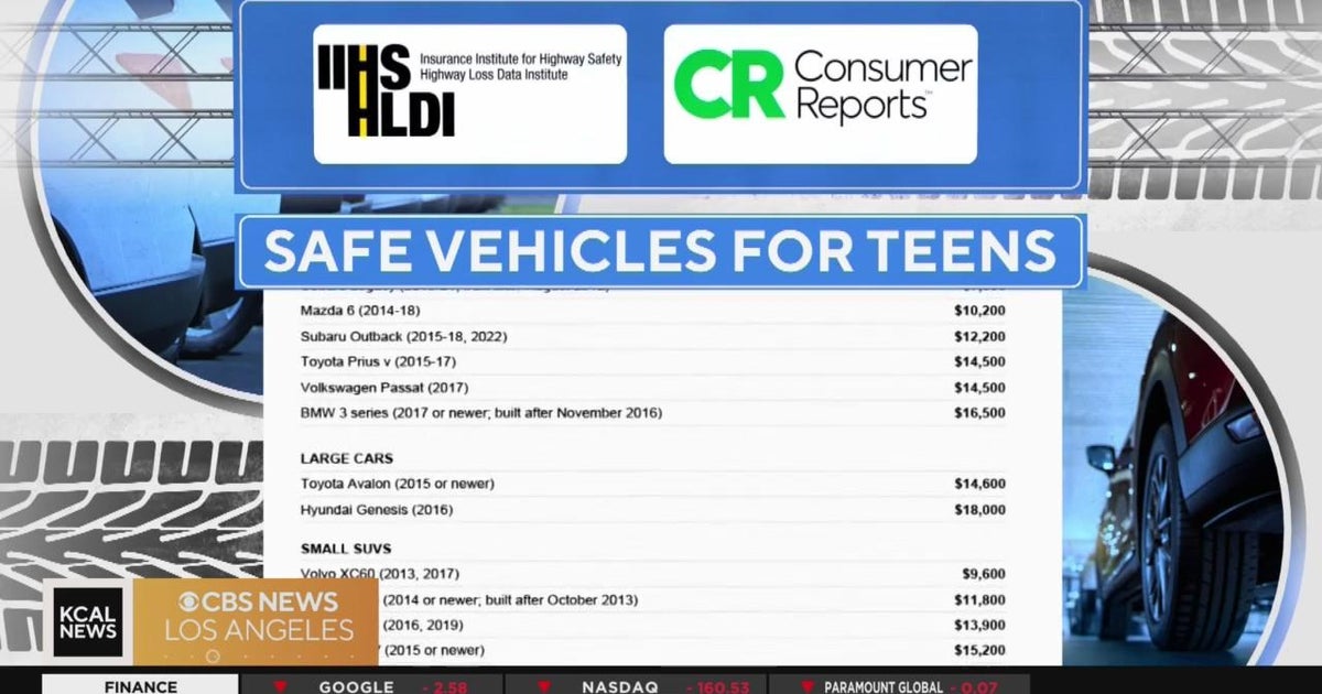 On Your Side: Safe vehicles for new drivers - CBS Los Angeles