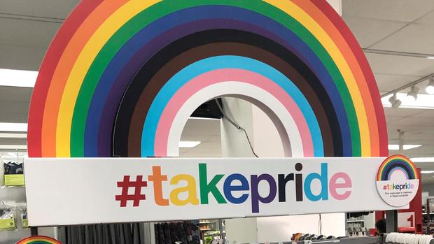 Take Pride, merchandise display, Target Store, Queens, New York 