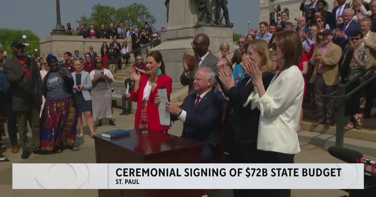Gov. Walz signs $72 billion budget bill - CBS Minnesota