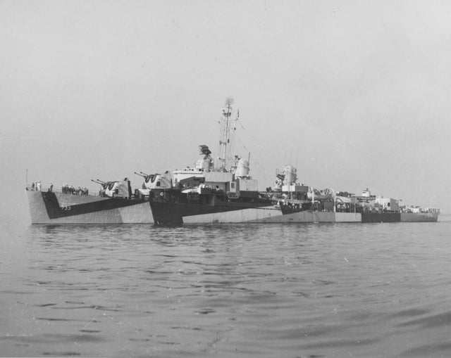 USS Mannert L. Abele, ship sunk by 