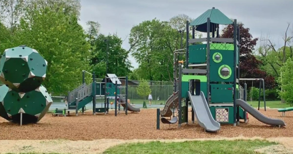 Playground made of ocean waste opens in Glen Ellyn CBS Chicago