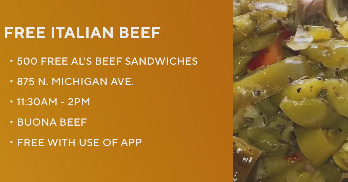Here's how to receive your free sandwich for National Italian Beef Day