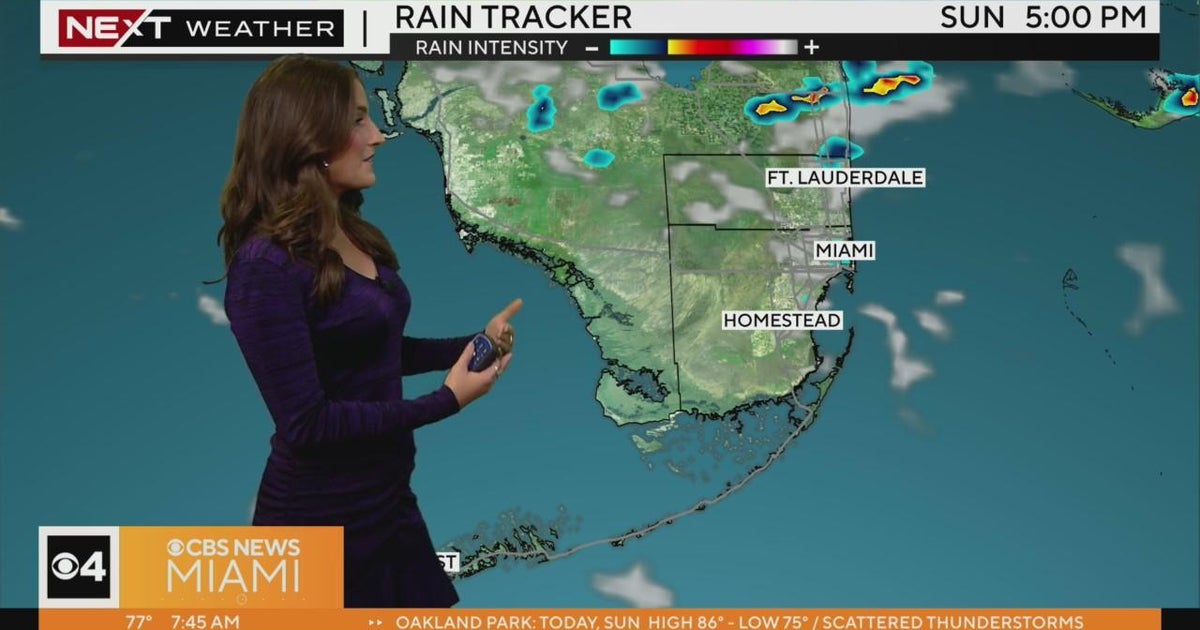 Weekend Forecast: Possible showers ahead - CBS Miami