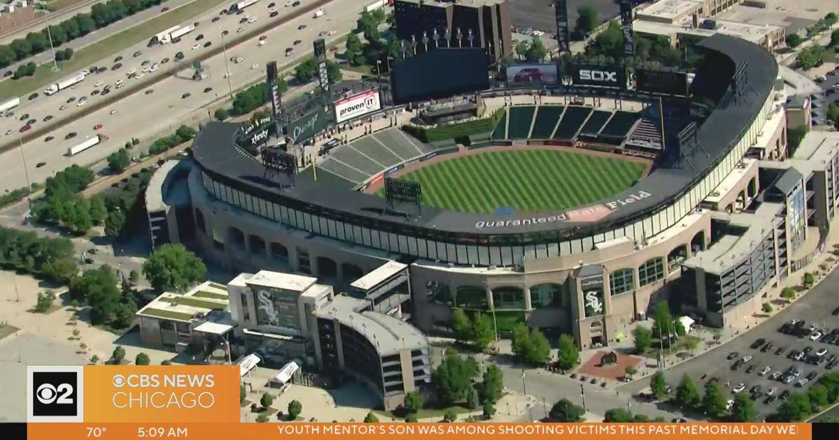 guaranteed rate field aerial view