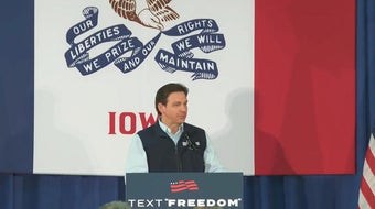 Trump and DeSantis take on Iowa 