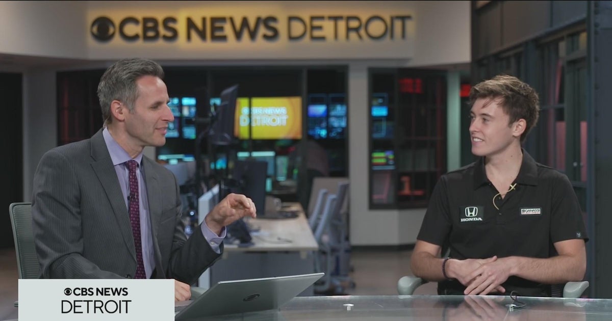 IndyCar driver Marcus Armstrong talks 2023 Detroit Grand Prix - CBS Detroit