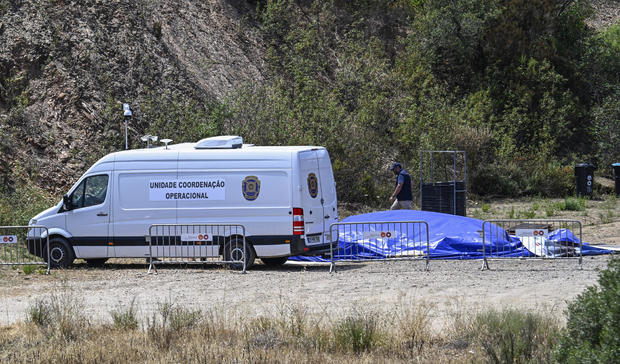 Portuguese Police Search Reservoir For Missing British Toddler Madeleine McCann 
