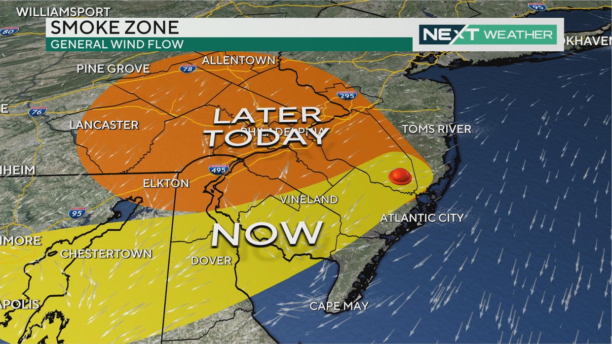 DE air quality alert; smoke, haze in Pennsylvania, Lehigh Valley - CBS ...