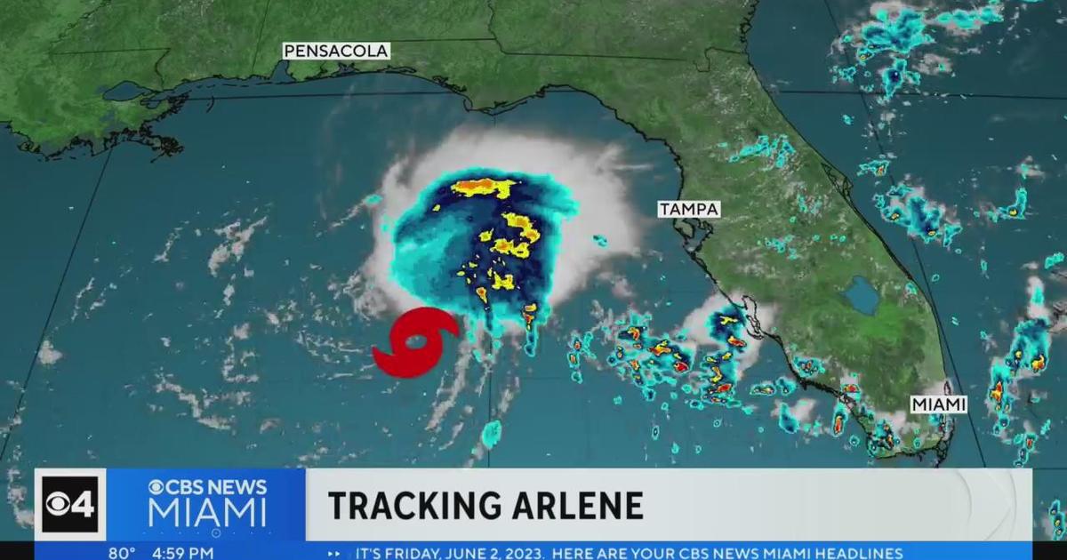 Tropical Storm Arlene forms in Gulf CBS Miami