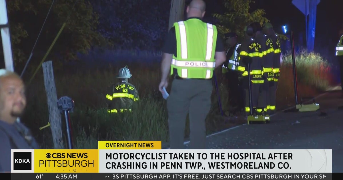 Motorcyclist taken to the hospital after crashing in Penn Township ...