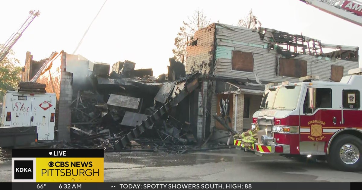 Fire destroys multiple buildings in Aliquippa CBS Pittsburgh
