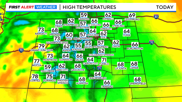 Denver Weather: Rain showers expected by the end of the Broncos game - CBS  Colorado