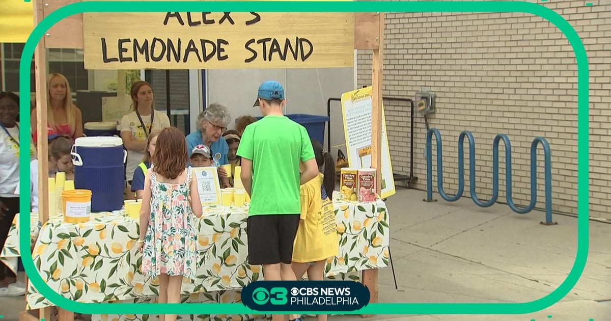 Alex Lemonade Stand in Wynnewood helping to fight childhood cancer CBS Philadelphia