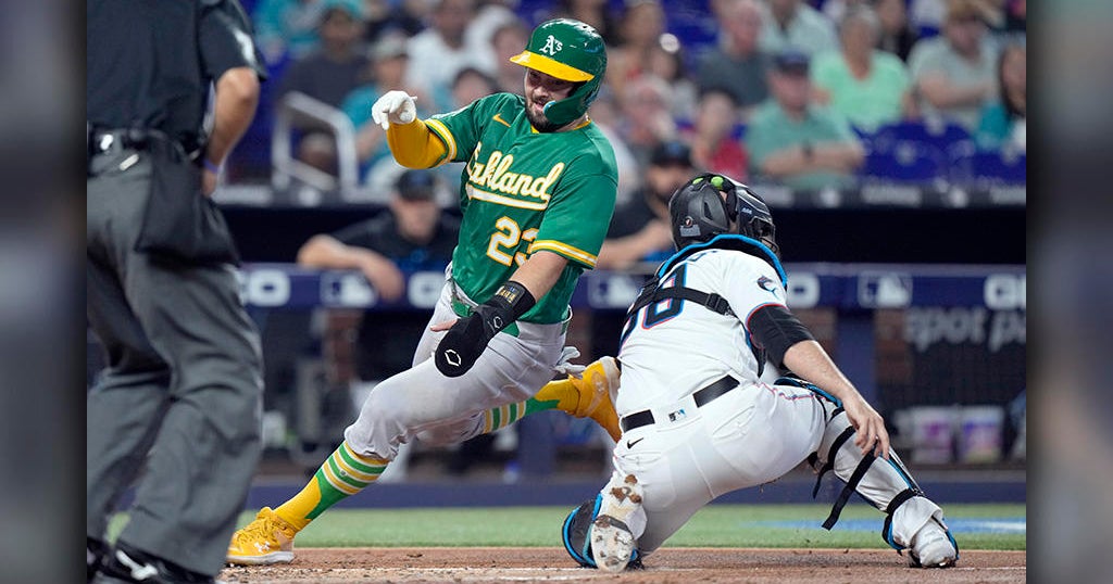 Marlins beat A’s for series sweep