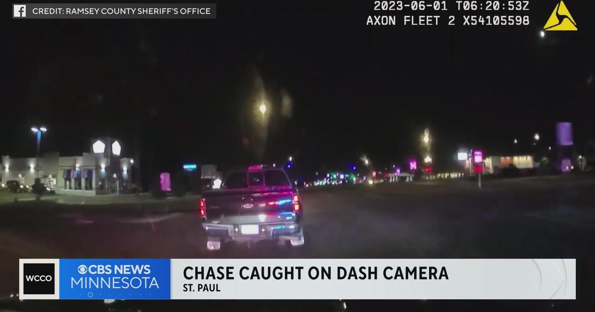 High speed chase caught on dash camera - CBS Minnesota
