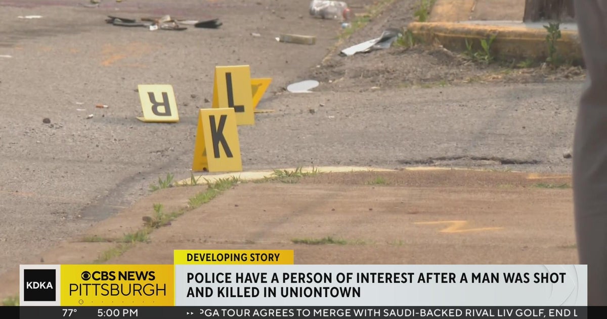 Man shot, killed in Uniontown CBS Pittsburgh