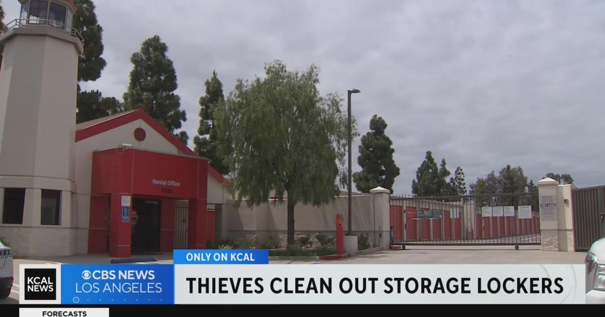 Thieves clean out dozens of Irvine storage units CBS Los Angeles