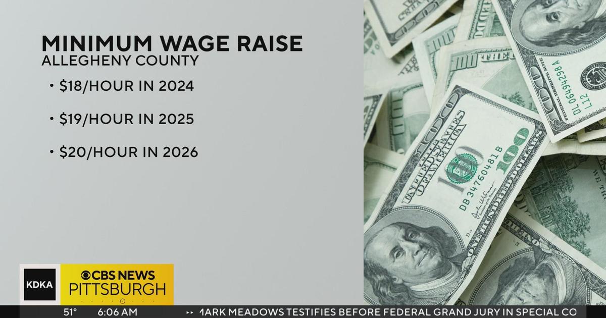 County Council passes minimum wage increase CBS Pittsburgh