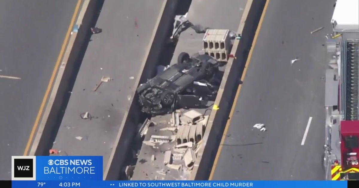 Woman charged in I-695 crash that killed six construction workers turns ...