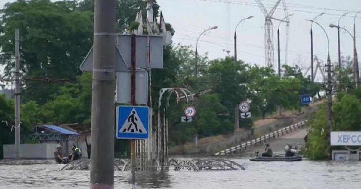 Ukraine calls for international rescue of civilians after dam attack