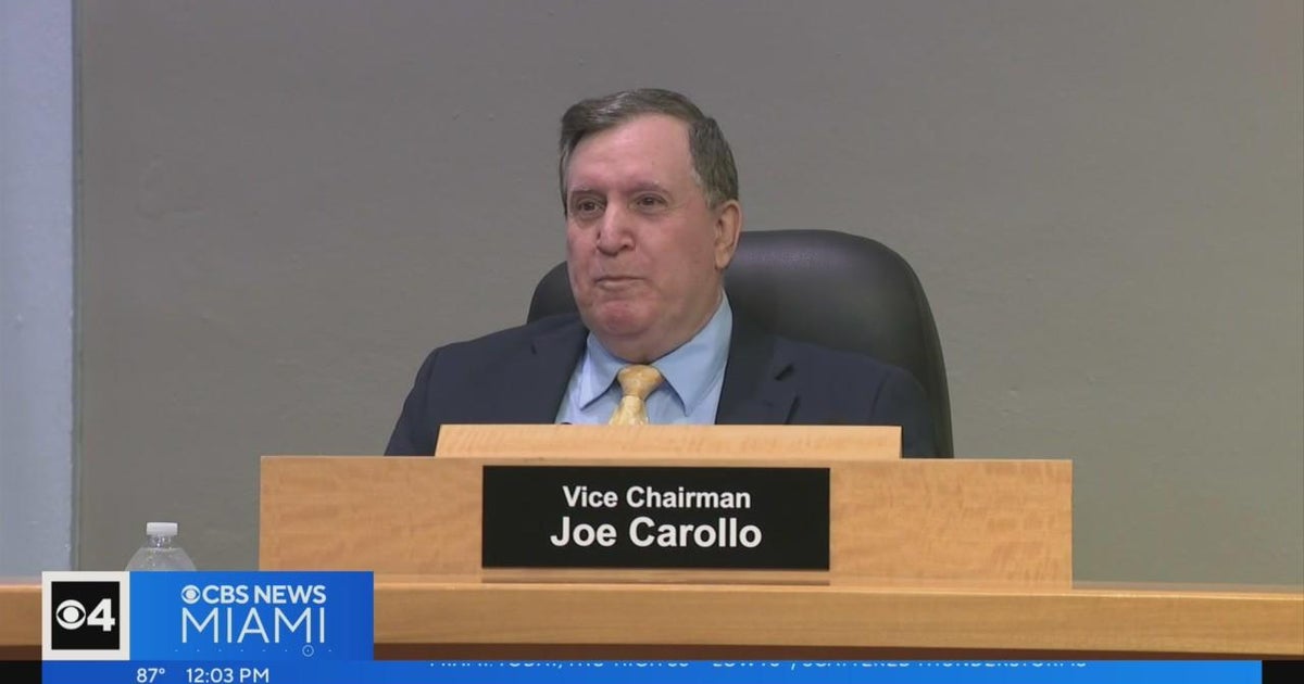 Embattled Commissioner Joe Carollo attends commission conference