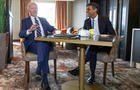 FILE PHOTO: U.S. President Joe Biden meets with Britain's PM Rishi Sunak in Belfast 