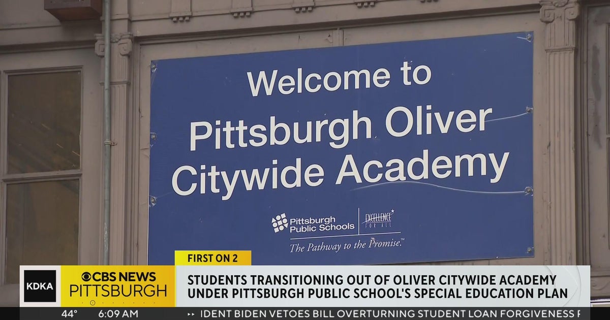 Students to transition out of Oliver Citywide Academy CBS Pittsburgh