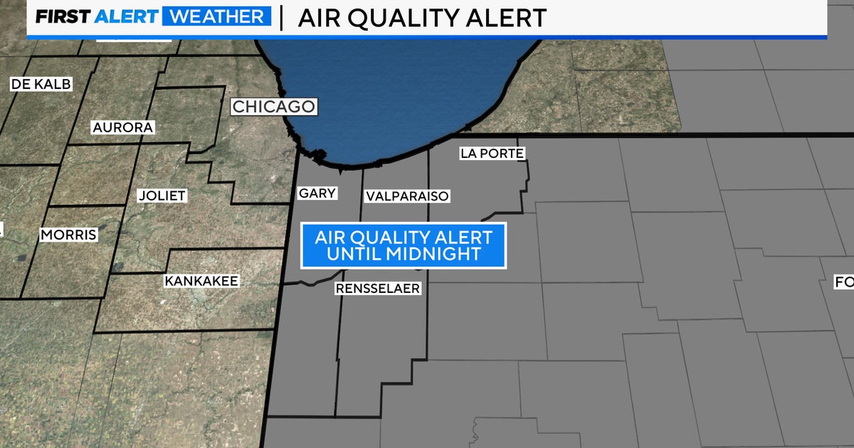 Chicago First Alert Weather: Air quality warning for Northwest Indiana ...