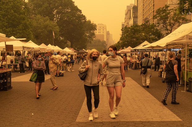 New York experiences worst air quality because of Canadian wildfires 