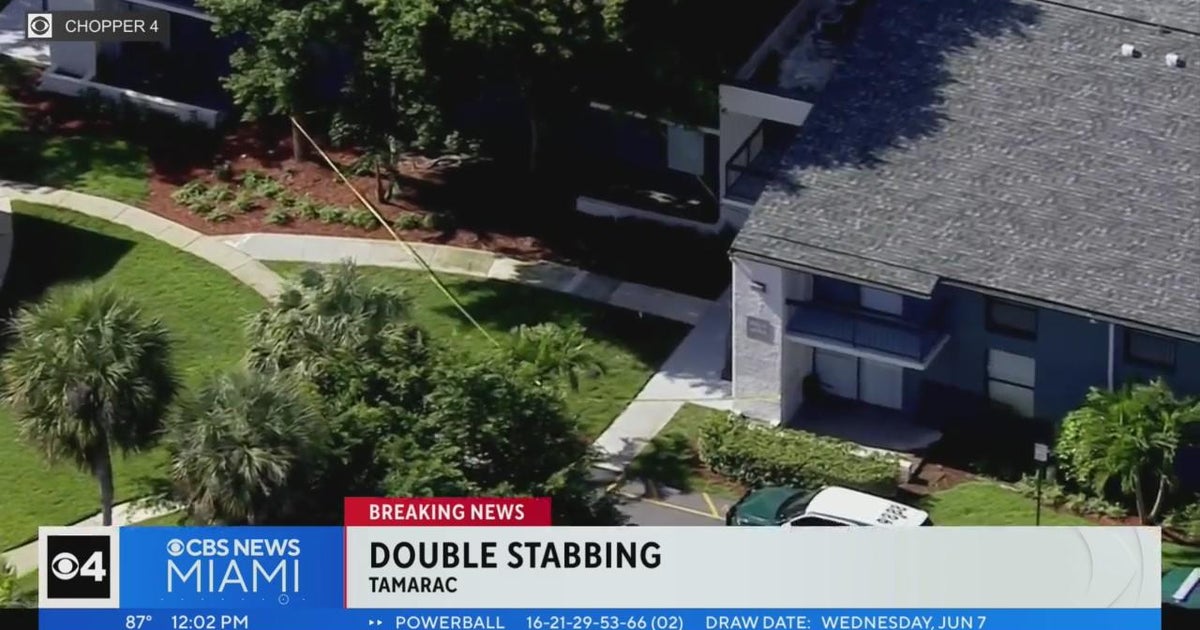 Domestic dispute in Tamarac led to double stabbing - CBS Miami