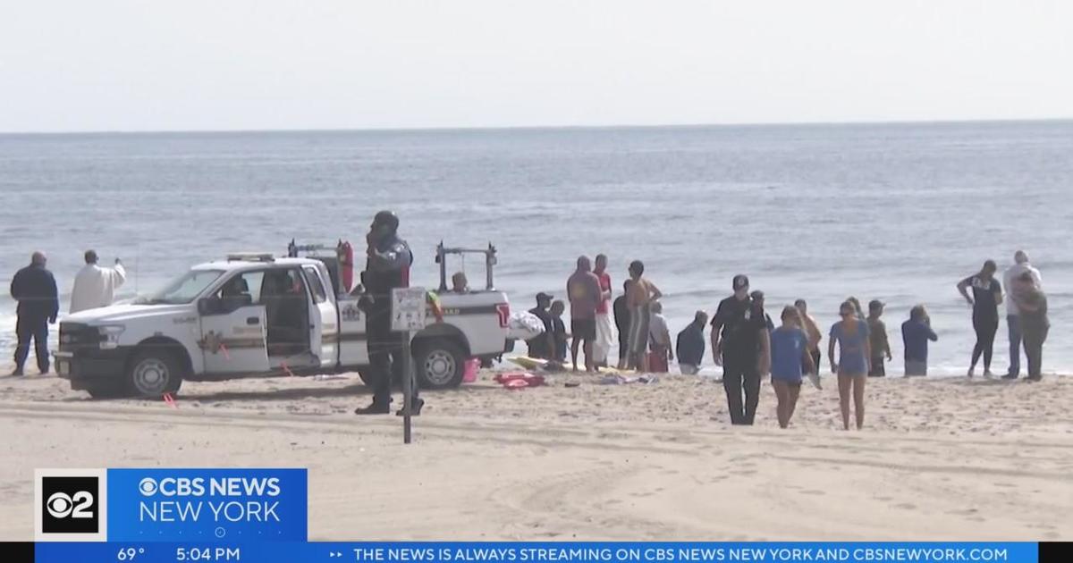 Officials Father drowns trying to save daughter off Jersey Shore CBS