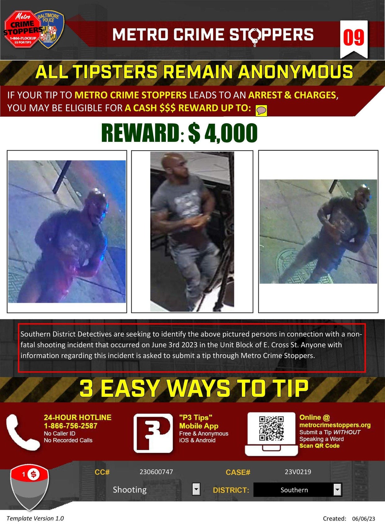 $4000 reward offered for information in Federal Hill shooting - CBS ...